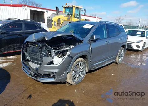 2023 GMC Terrain Awd Denali из США, поврежденный, VIN 3GKALXEG0PL146166